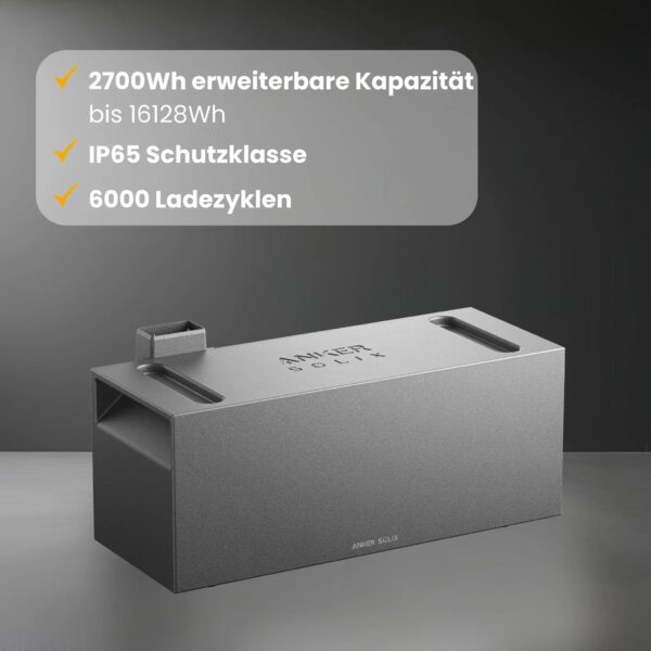 Anker SOLIX BP2700 Erweiterungsbatterie Bild 3