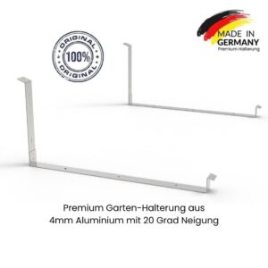 Balkonkraftwerke24 Duo Garten Komplettpaket (960Wp+) Bifazial Bild 3